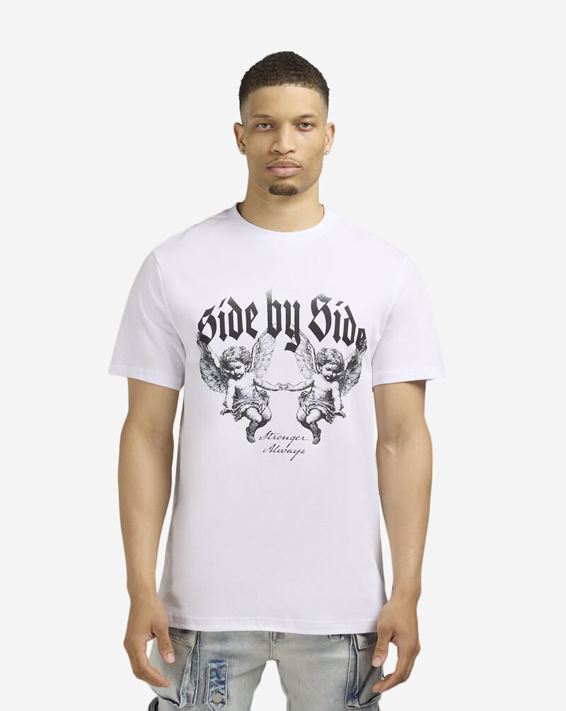 Mister Tee Side By Side Cherub Tee MTUS389-US-00220 White 1