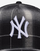New Era 9Fifty New York Yankees A-Frame Plaid Snapback Hat 60833847 Black 2
