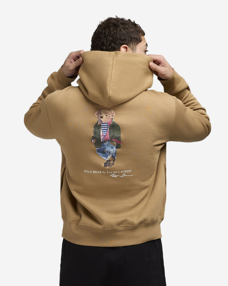 Polo Ralph Lauren Fleece Novelty Bear Hoodie 710958449001-CAM Beige 2