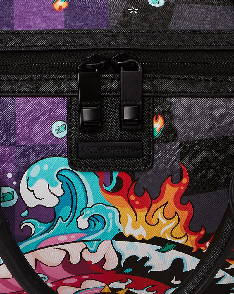 Shop Sprayground Crazy Eyes Duffel Bag D5752 multi SNIPES USA