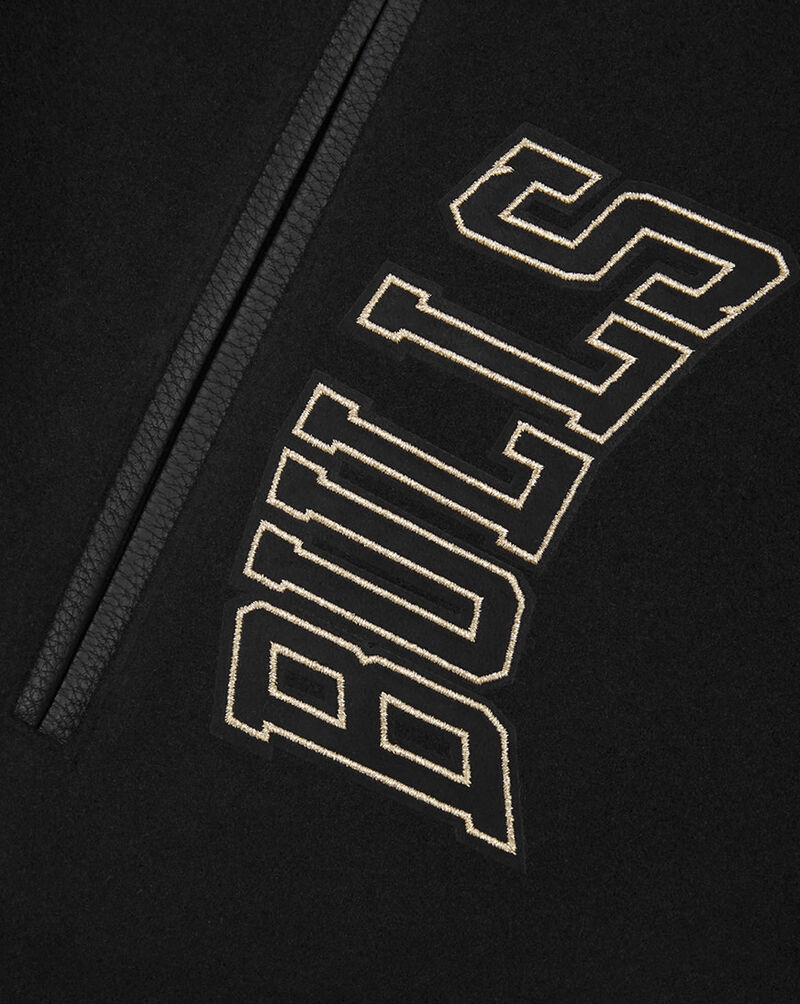 PRO STANDARD Black and Gold Chicago Bulls Varsity Jacket BCB6513716-JBK Black 5