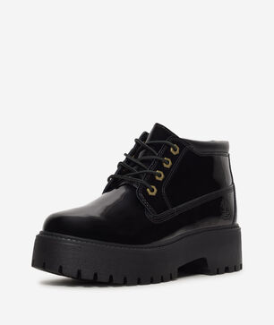 Patent Leather Stone Street Platform Chukka