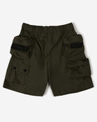 First Row Grade School 3D Cargo Shorts FRBS3009S-OLI Green 1