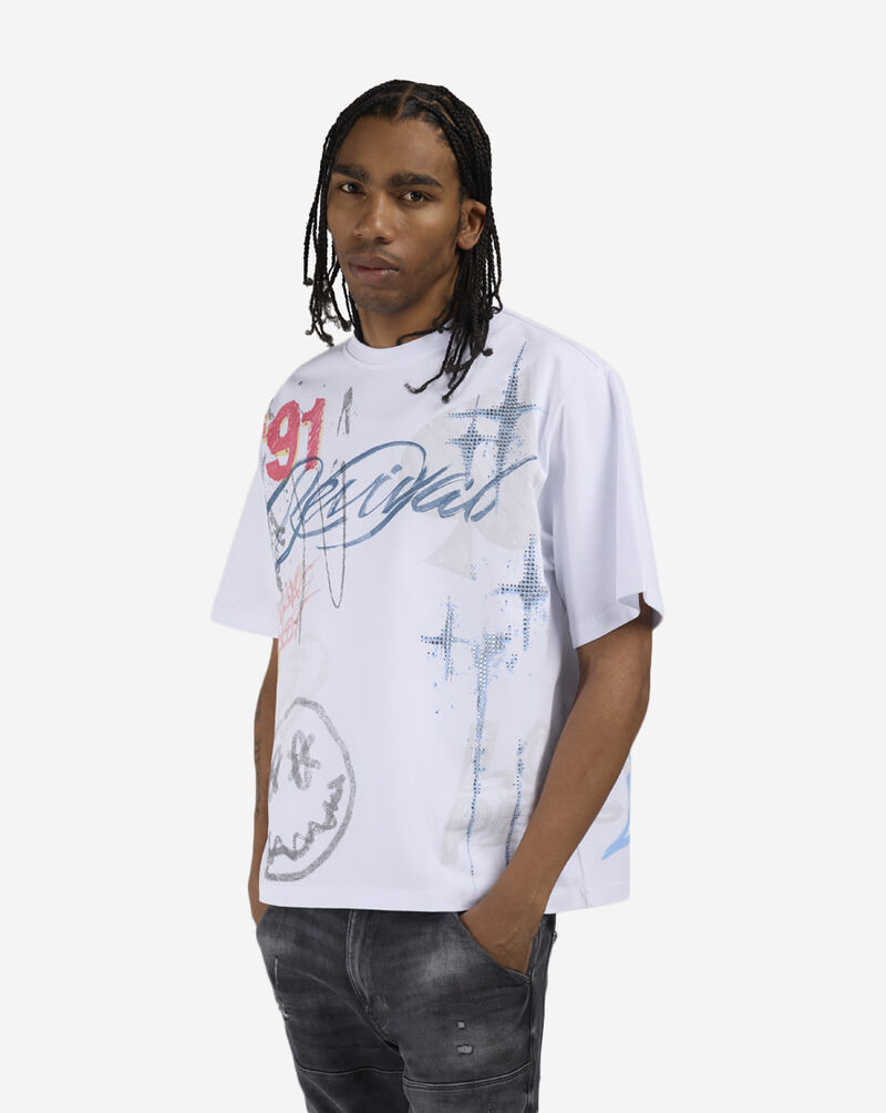 Smoke Rise Smiley Tee KT26S425SN-WHT White 1