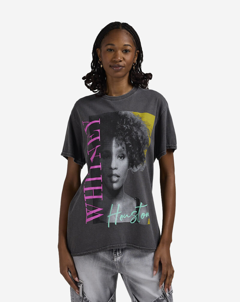 Graphic Tees Whitney Houston Cover Tee WNY2630XX Black 1
