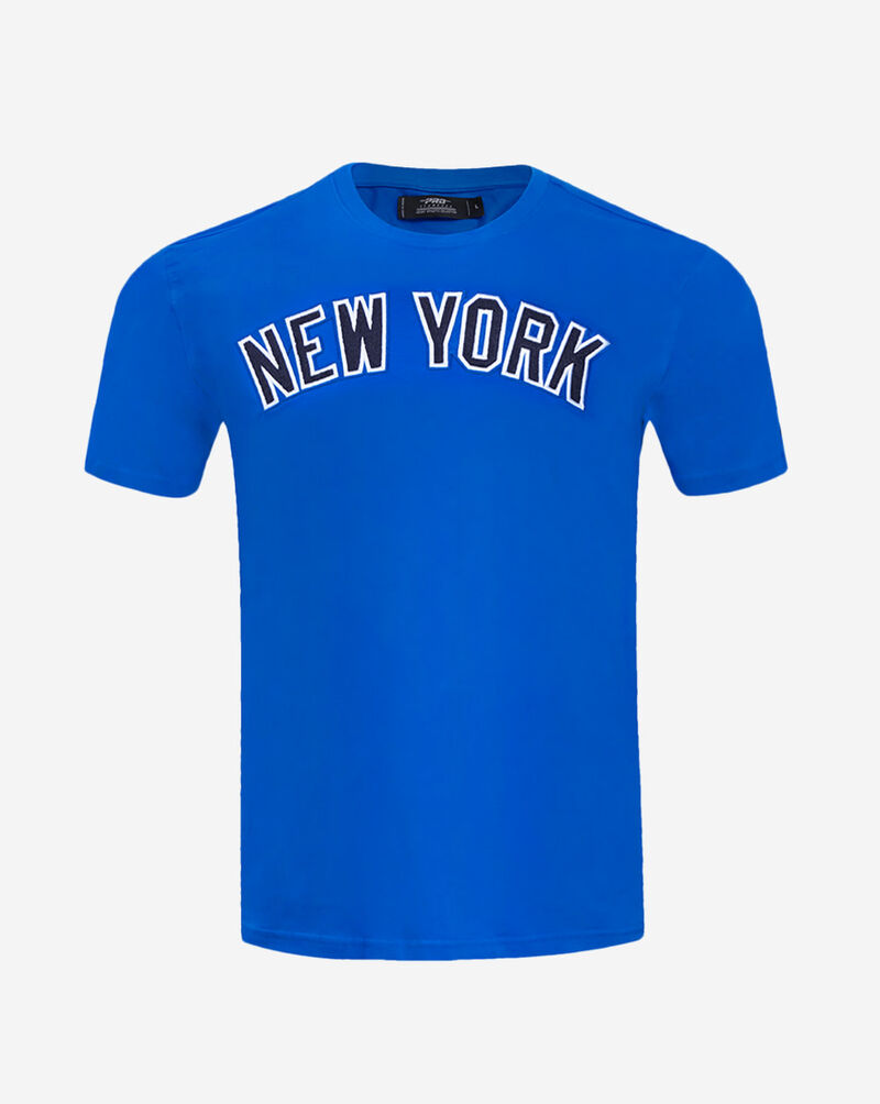 PRO STANDARD New York Yankees Short Sleeve Classic Chenille Tee  LNY131148-RYB Blue 1