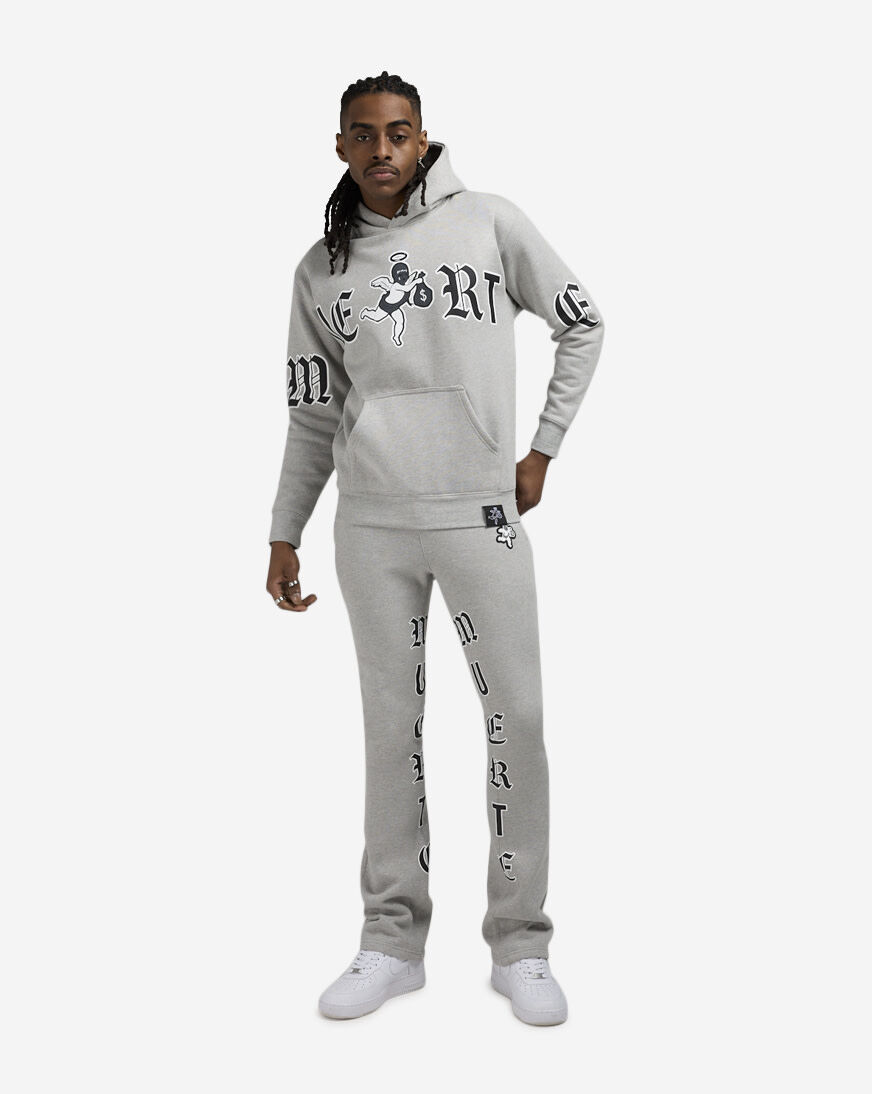 Shop Hasta Muerte Motivated Stacked Fleece Pant HMMOTIVATEDBTM-H