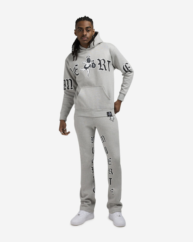 Hasta Muerte Motivated Stacked Fleece Pant HMMOTIVATEDBTM-H-GREY Grey 5