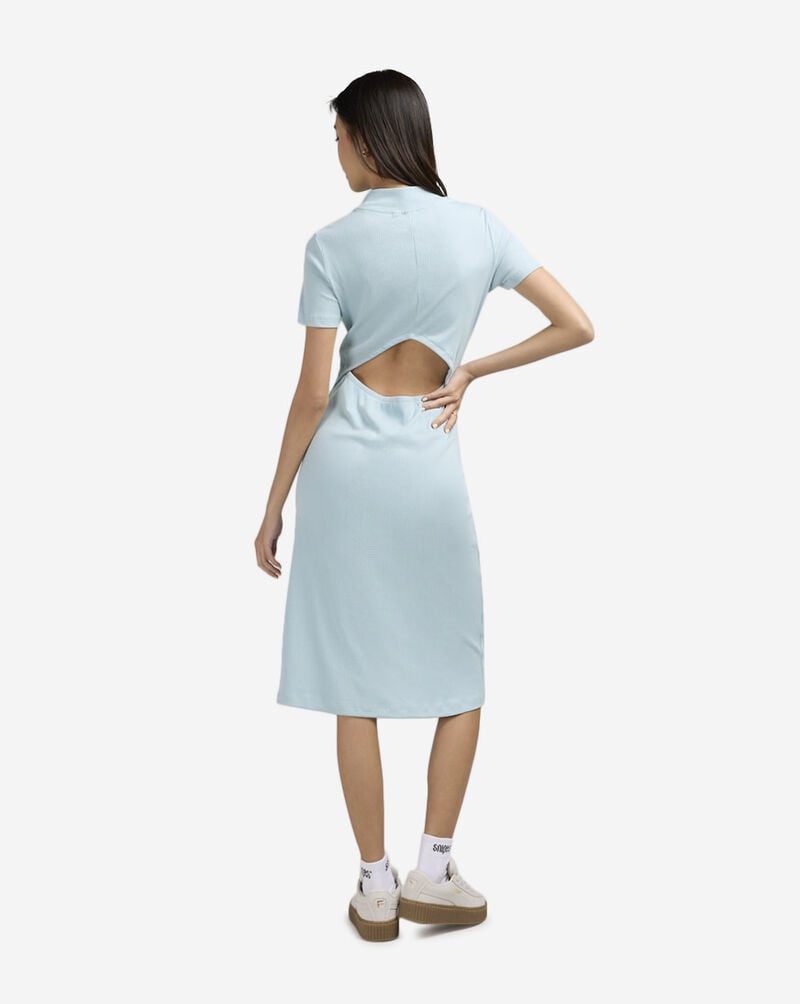 Shop Puma Classic Ribbed Dress 62425622 green | SNIPES USA