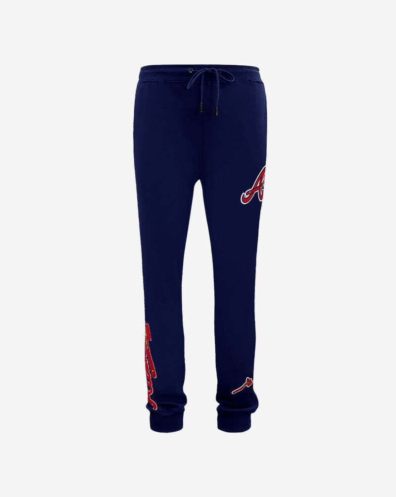 PRO STANDARD Atlanta Braves Classic Chenille Double Knit Jogger  LAB431544-MDN Blue 1