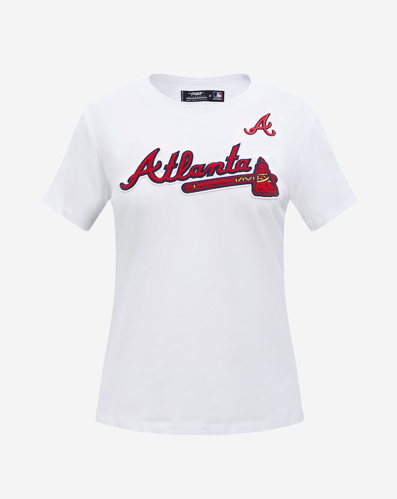 PRO STANDARD Atlanta Braves Classic Slim Fit Tee  LABA34347-WHT White 1
