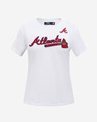 PRO STANDARD Atlanta Braves Classic Slim Fit Tee  LABA34347-WHT White 1