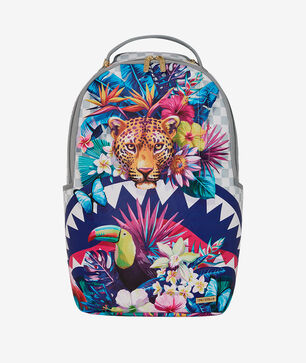Flowering Jungle Shark Backpack