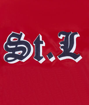 St. Louis Cardinals Old English Rib Satin Jacket