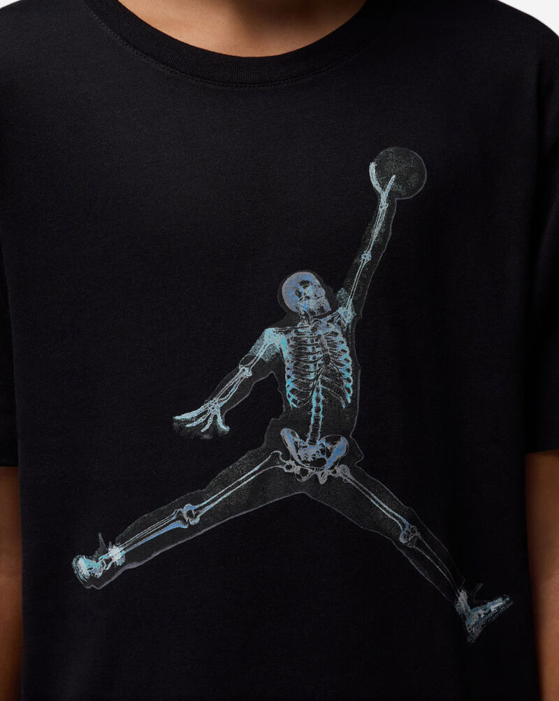 Jordan Big Kids' Skeleton Jumpman T-Shirt 95F060-023 Black 3