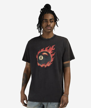 Flaming 8 Ball Tee