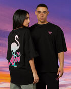 MCM MCM x SNIPES Flamingo T-Shirt  SFM252-003-1-BLK Black 1