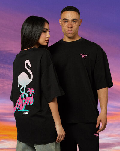 MCM x SNIPES Flamingo T-Shirt 