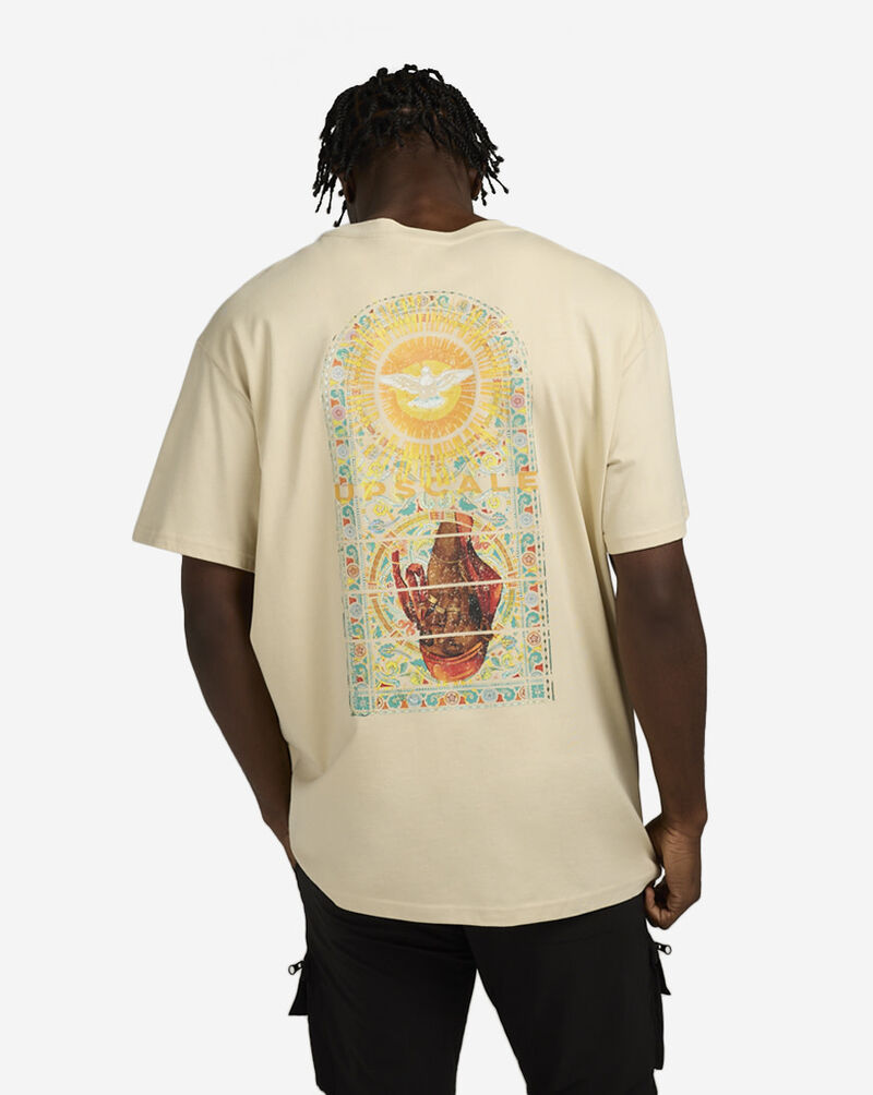 Upscale Urban Saint Glass Tee MTUS213-00208 Beige 2