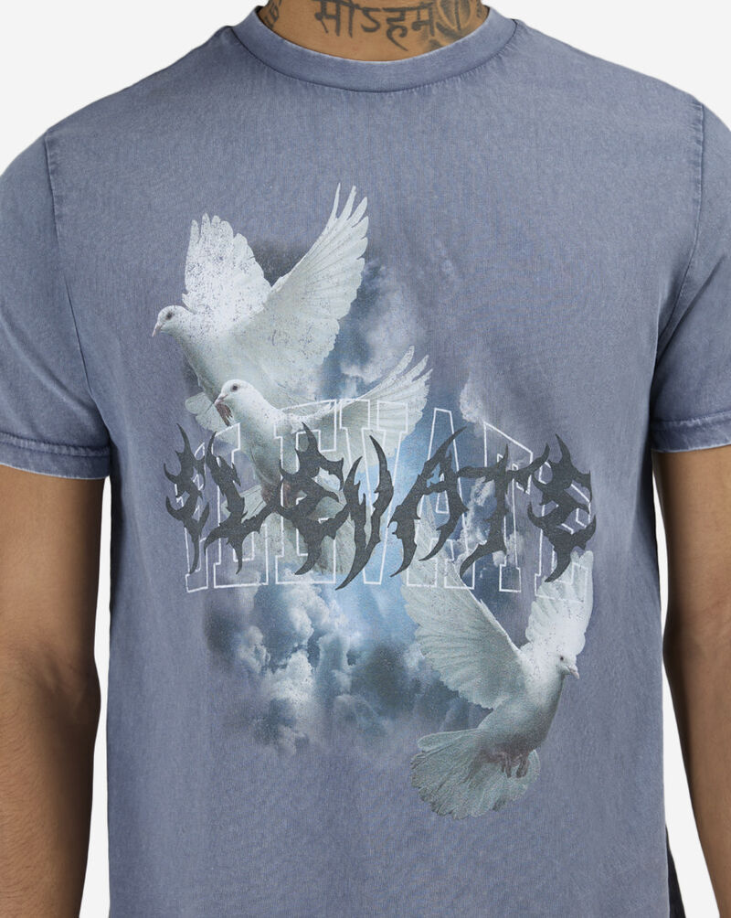 Mister Tee Elevate Doves Tee MTUS475A-US-02428 Blue 3