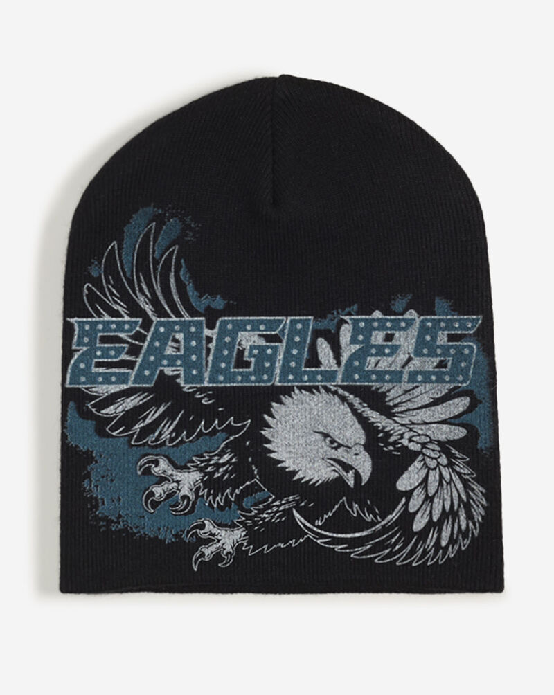 PRO STANDARD Philadelphia Eagles Iron Mascot Knit FPE7412290-BLK Black 3