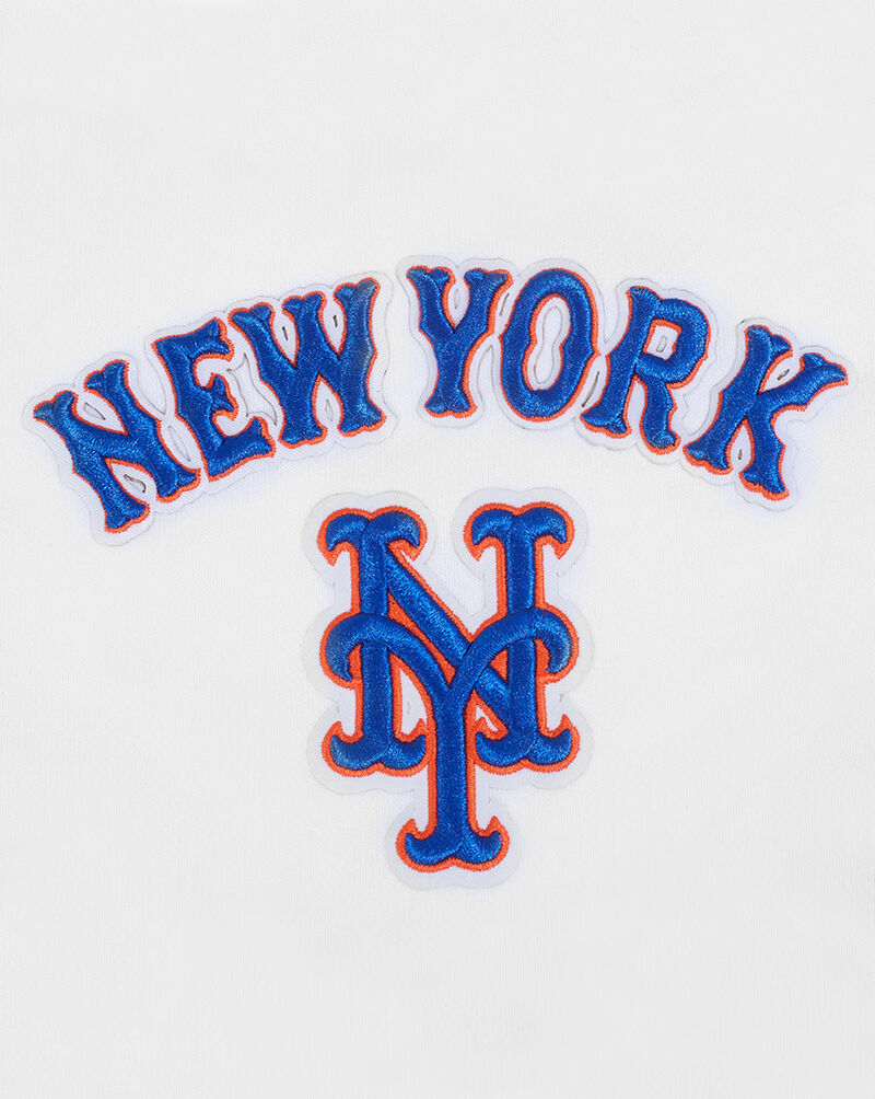 PRO STANDARD New York Mets Classic Relaxed Fit Racerback Tank Top LNMA37242-WHT White 2