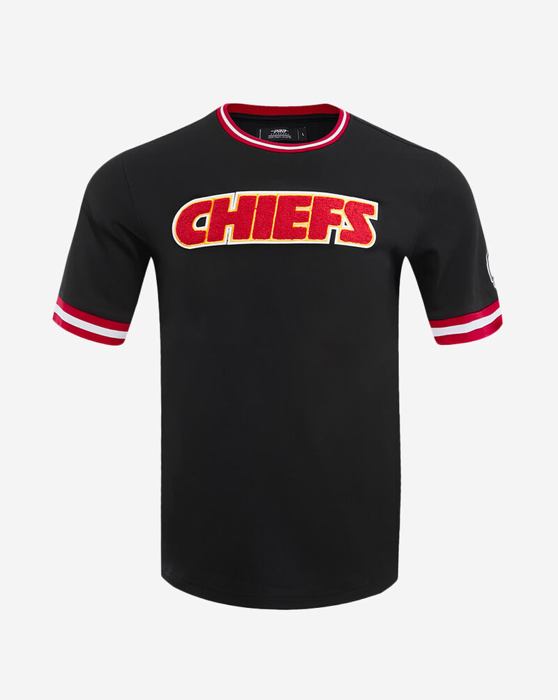 PRO STANDARD Kansas City Chiefs Classic Chenille Double Knit Tee FKC1410185-BLK Black 1