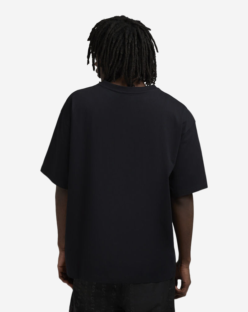Oversized Contrast Fabric Tee