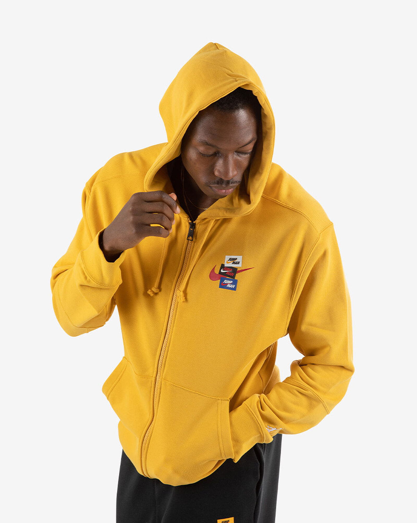 Shop Jordan Jumpman FullZip Hoodie DH7726781 yellow SNIPES USA