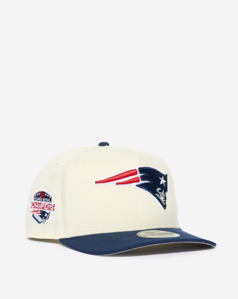 New Era 9Fifty New England Patriots Curve A-Frame Snapback Hat 71094934 cream 1