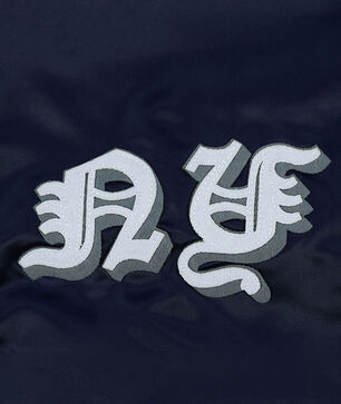 New York Yankees Old English Satin Jacket 