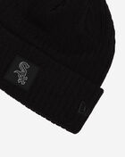 New Era Chicago White Sox Rubberized Knit Beanie 60833853 Black 2