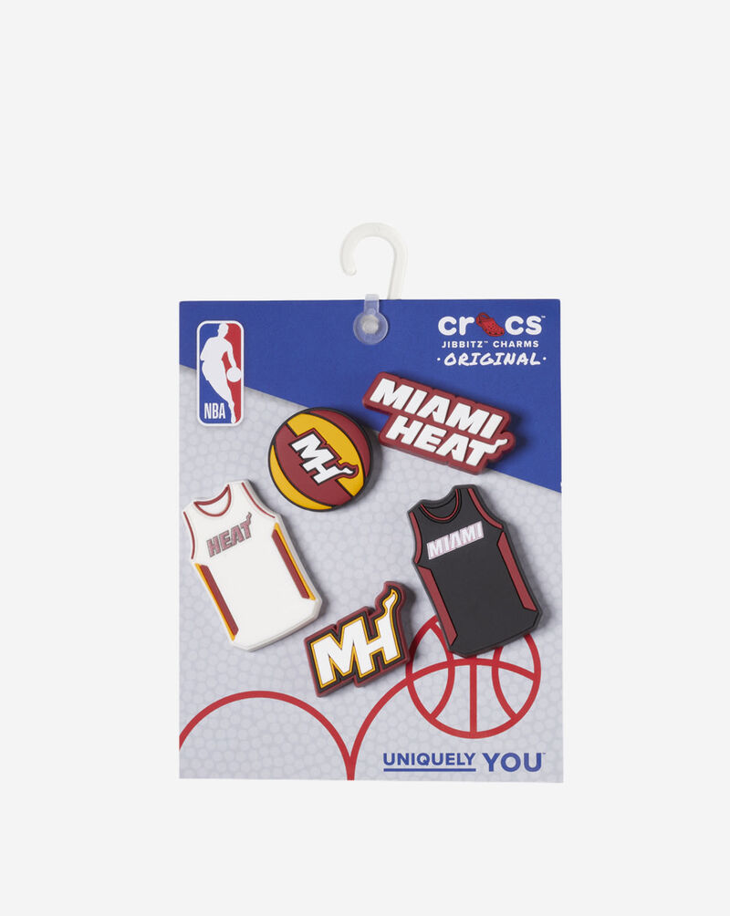 Crocs NBA Miami Heat 5 Pack Jibbitz Charms 10011799 Multi 1
