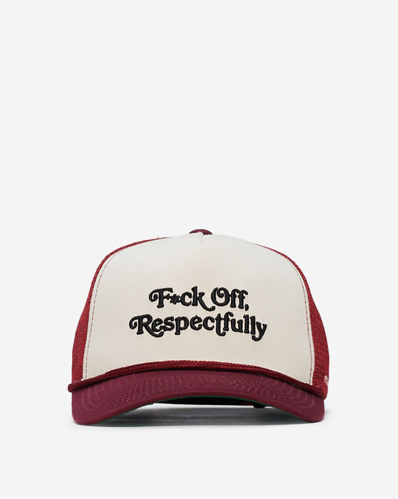 F Off Respectfully Trucker Hat