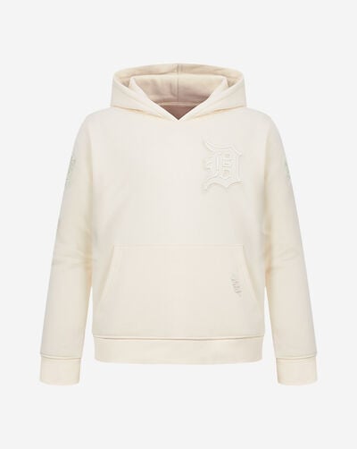 Big Boys' Detroit Tigers Neutral Fleece Pull Over Hoodie