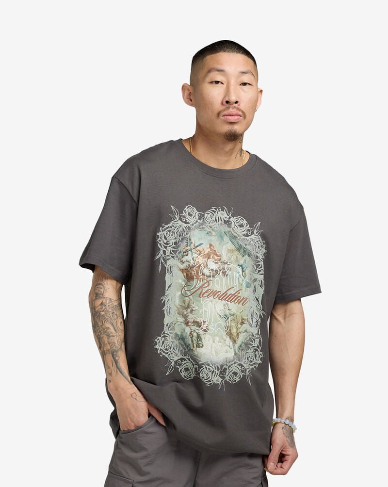 MJ Gonzales Art Is Revolution Tee MJG12127-03516 Grey 1