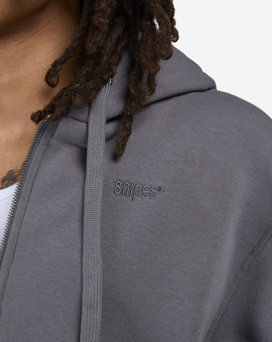 Shop SNIPES Full Zip Hoodie FW25MC003-050 grey | SNIPES USA