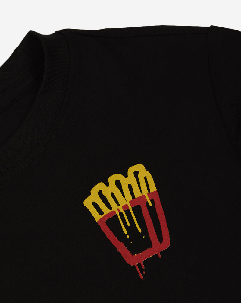 Graphic Tees Grade School Fries Tee MTKUS006 Black 2