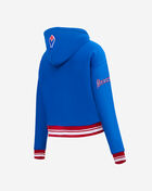 Atlanta Braves Retro Classic Rib Fleece Cropped Pullover Hoodie