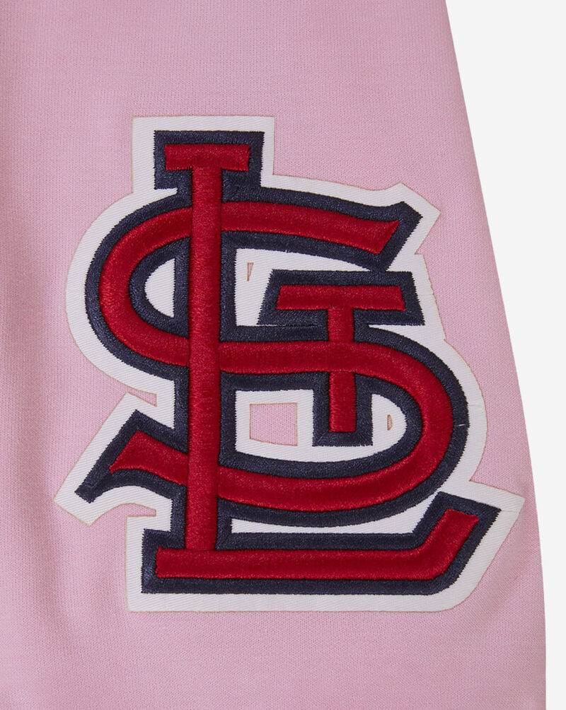 PRO STANDARD St. Louis Cardinals Classic Chenille Double Knit Full-Zip Hoodie  LSC531936-PNK Pink 2