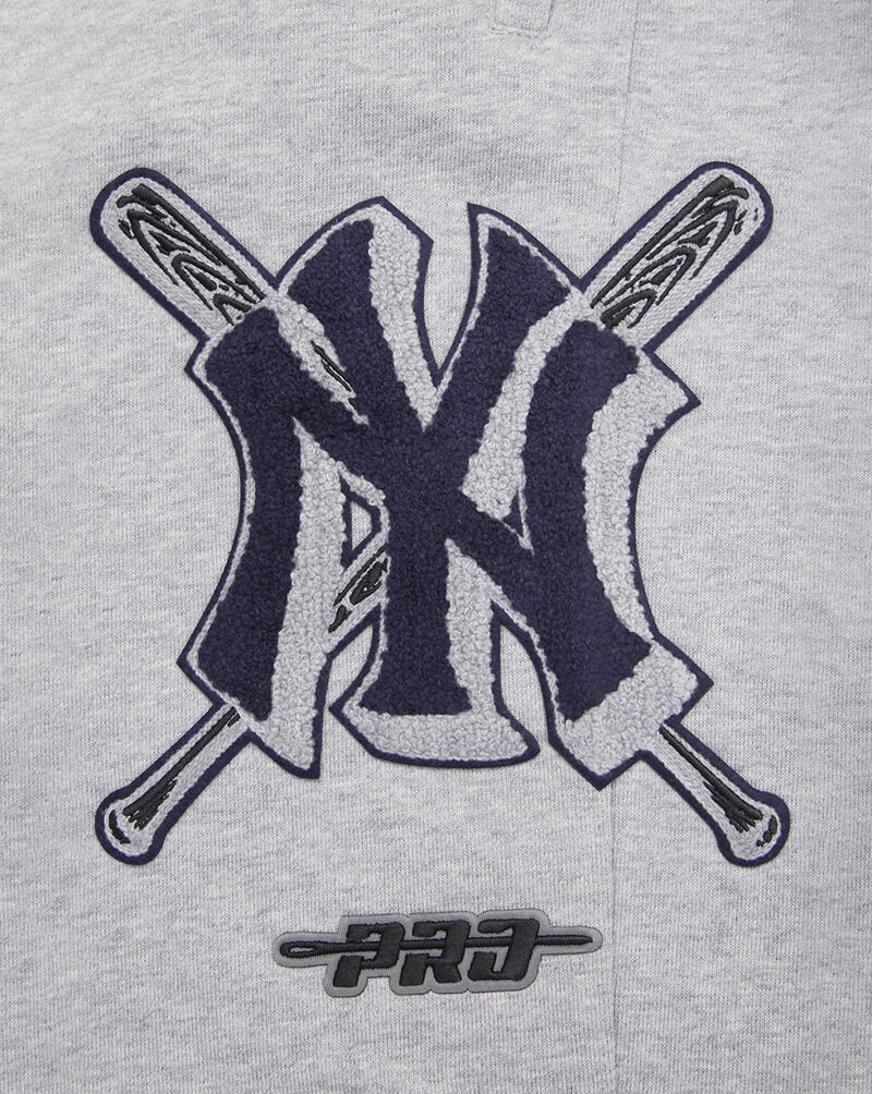 PRO STANDARD New York Yankees Mash Up Rib Fleece Sweatpant  LNY4314719-HMN Grey 2