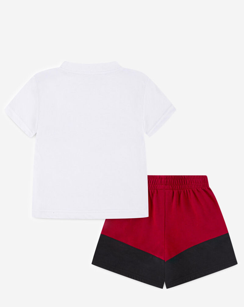 Jordan Toddler Stacked Short Set 75D767-R78 Red 3