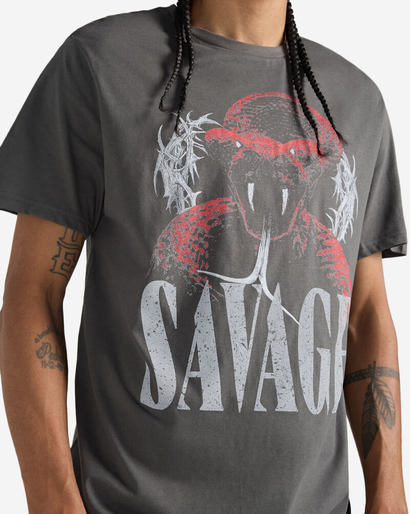 Urban Classics Savage Snake Tee MTUS757-US-02457 Grey 3