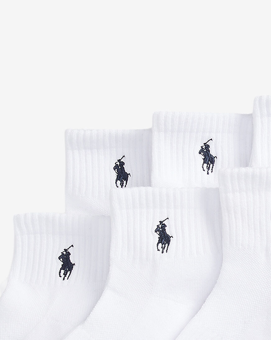 9*s様 POLO SPORT Ralph Lauren Nylon Pull Shop Polo Ralph Lauren Sport 6Pk Quarter Socks (L) 824480PKZ3-100