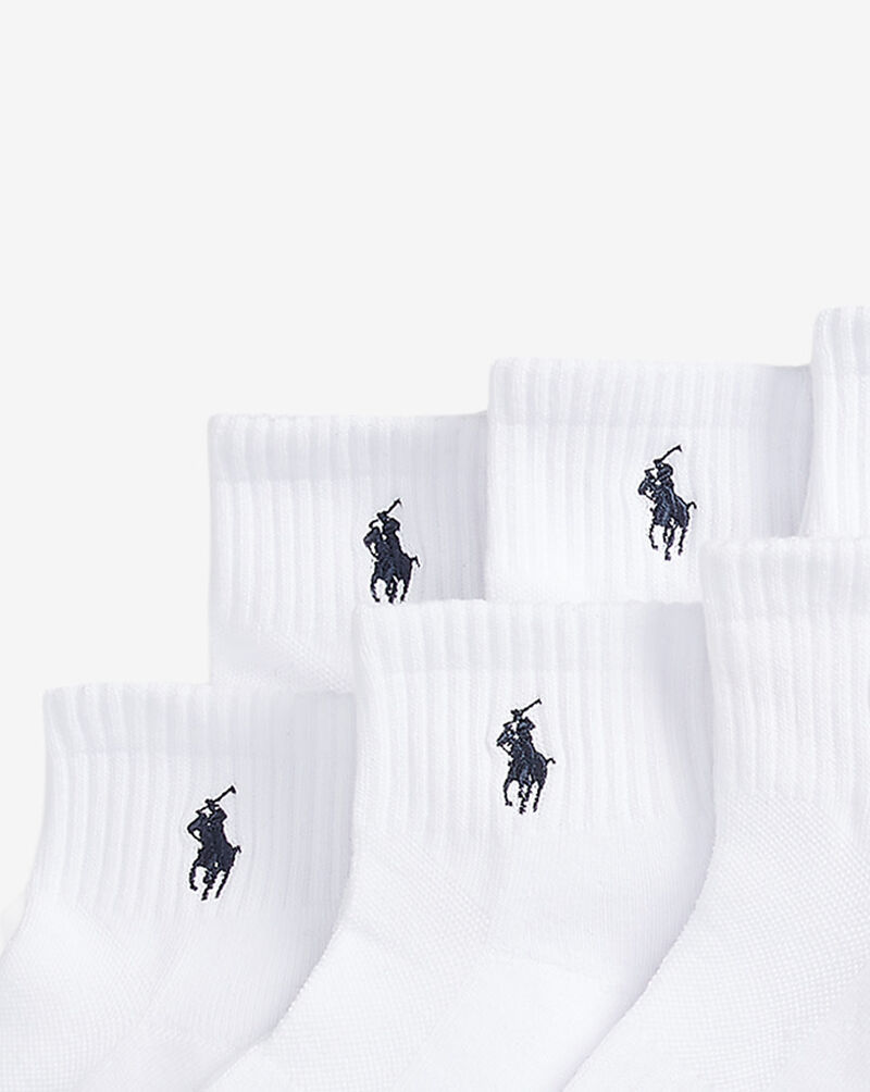 Polo Ralph Lauren Sport 6Pk Quarter Socks (L) 824480PKZ3-100 Multi 2