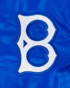 Big Boys' Brooklyn Dodgers Retro Classic Rib Satin Jacket