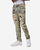 WAIMEA Embroidery Floral Print Stacked Jean M8730D-VIN Blue 1