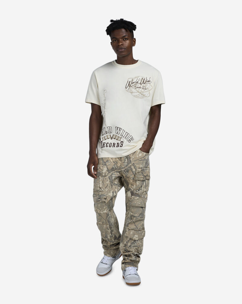 Smoke Rise Tree Camo Patch Tee KT24678SNZ-CHK White 4