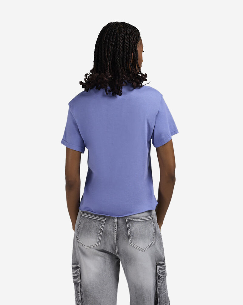 Graphic Tees Little Miss Phone Cropped Tee MMM2320CR Purple 2