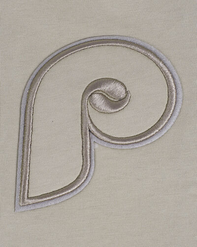 Philadelphia Phillies Neutral Drop Shoulder Tee 
